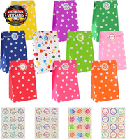 GeschenktüTen Aus Kraftpapier 20 StüCk Mit Aufklebern FüR Hochzeiten Geburtstage