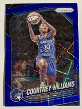 2025 Panini Prizm Courtney Williams Blue Velocity #69 Minnesota Lynx