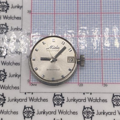 Mido CAL 737 C-2 Watch Movement Repair Parts Spare Automatic 17 Jewels Swiss