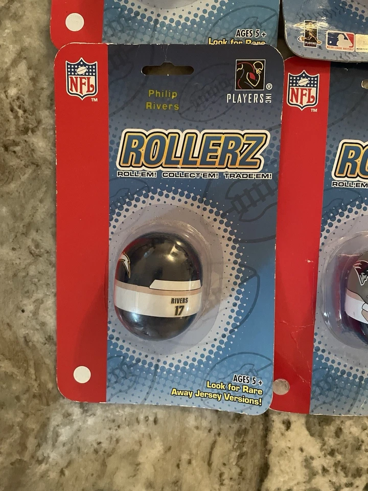 Rollers Upper Deck 2004 Lote 7 Tom Brady Eli Rivers Schilling Tiki Fútbol Raro Foto 4 de 4