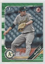 2019 Bowman Draft Green 80/99 Tyler Baum #BD-109 2p7