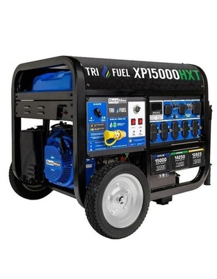 DuroMax XP15000HX 15,000 Watt Electric Start Dual Fuel Portable Generator