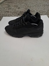 Nike Air Max 95 Triple Black Trainers Size 9 UK Sneakers 2019 110s