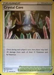 Crystal Cave 144/203 Evolving Skies Uncommon Stadium Trainer