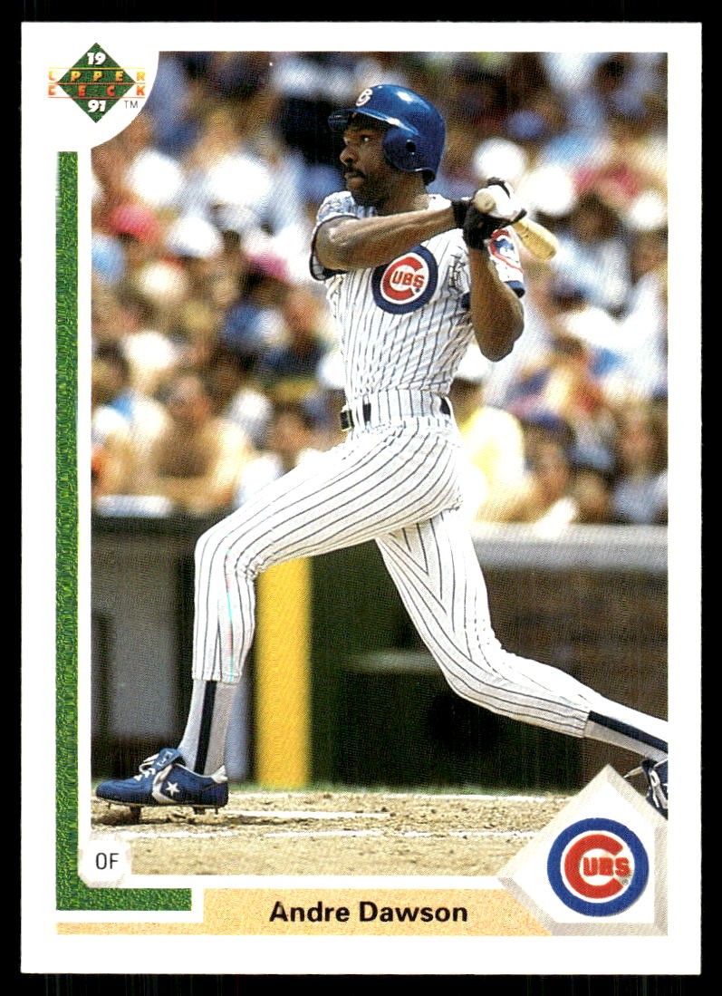 Andre Dawson 1991 Upper Deck #454 Cubs FREE SHIPPING StackedPacks