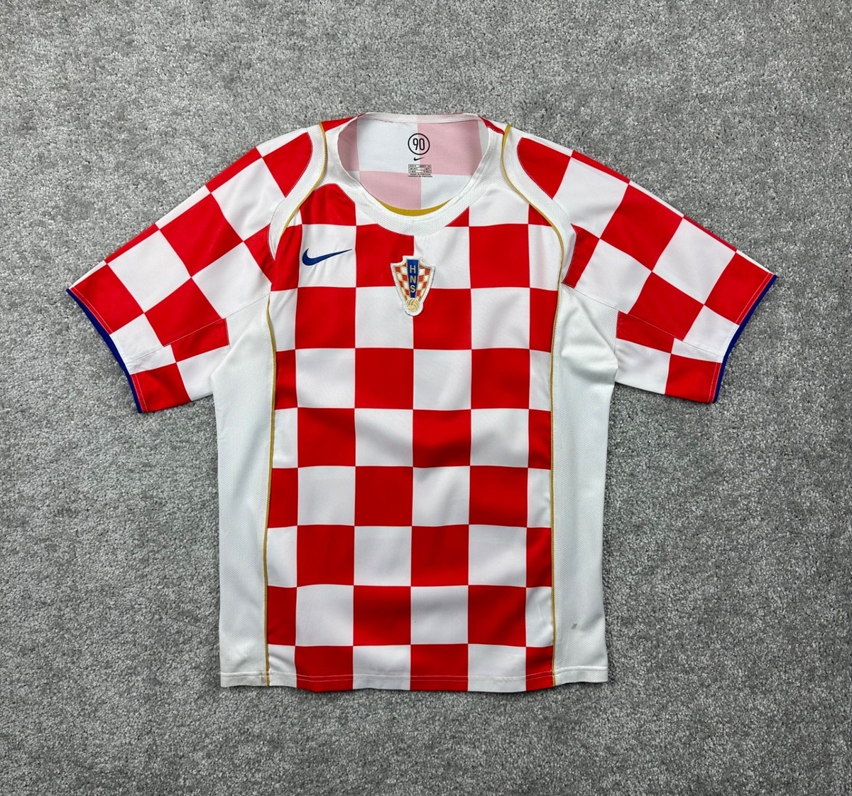 Nike Croatia 2004–2006 Home Football Shirt HNS Hrvatska Jersey