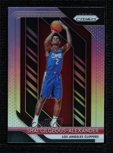 2018-19 Panini Prizm Silver Prizm Shai Gilgeous-Alexander #184 Rookie RC