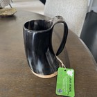 Viking Culture Drinking Ox Horn Engraved Wolf  Tankard New With Tag — photo 2