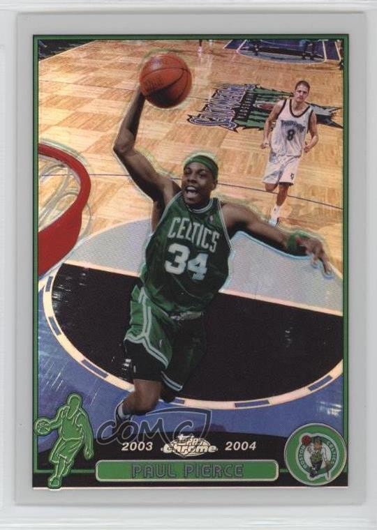 2003-04 Topps Chrome Refractor Paul Pierce #14 HOF 0ba6