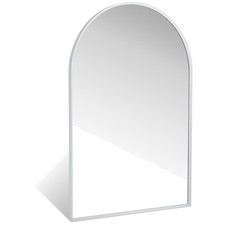 Arch Brushed Silver Wall Decor Mirror