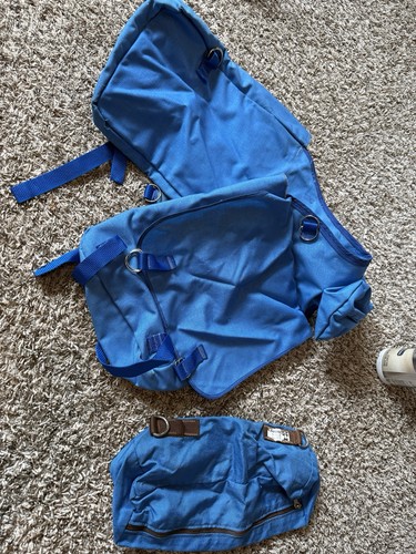 Nylon Western Saddle Bags and Cantle Bag Set
