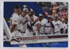 2017 Topps Chrome Sapphire Edition /250 Atlanta Braves Team #572 12i0