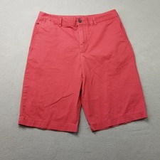 Polo Ralph Lauren Shorts Boys Size 18 Red Flat Front Cotton Chino