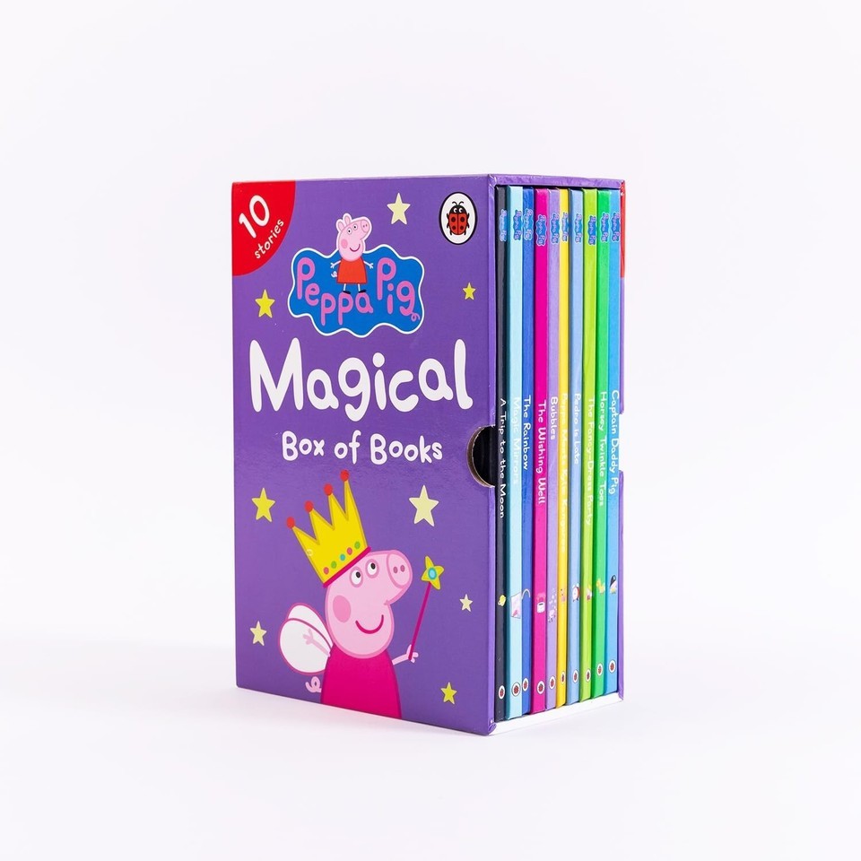 Peppa Pig: Magical Box of Books 10 Stories Collection Set Paperback