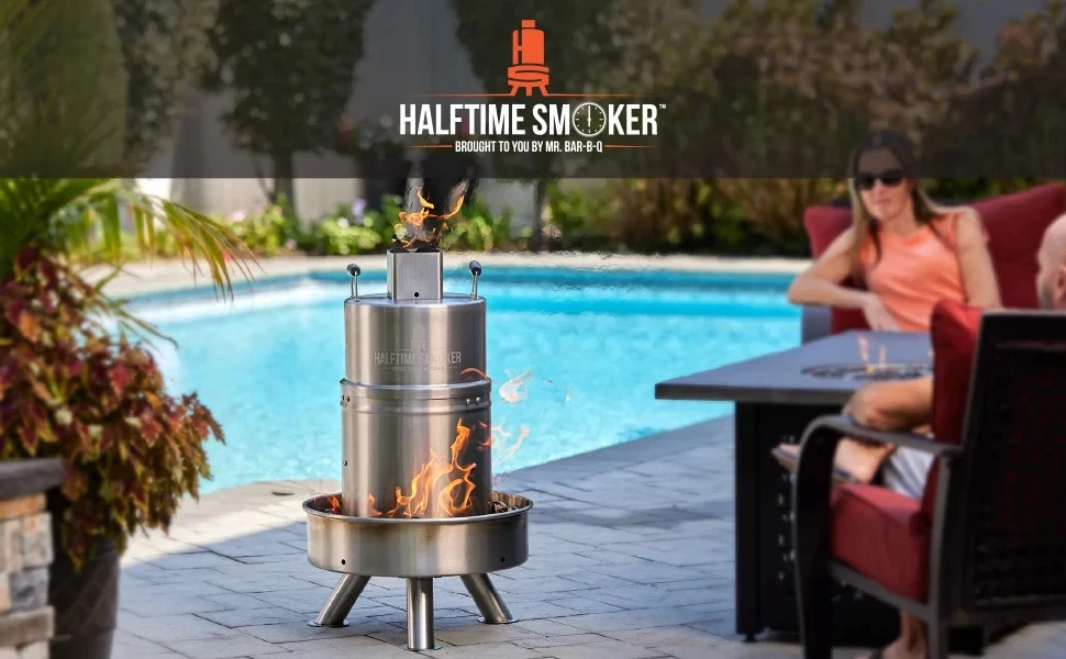 Halftime Smoker Vertical Speed Smoker, Stainless Steel Open Box
