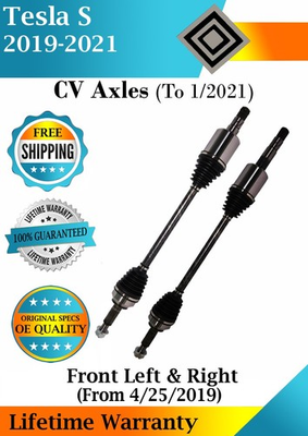 #ad GSP OEM Front CV Axles For 2019 2021 Tesla S Electric Out of Stock $371.00