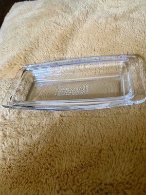 Pyrex 72-B Clear Glass Butter Dish, BOTTOM Piece Base Replacement Only