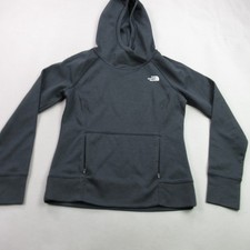 North Face Hoodie Womens Small Long Sleeve Pullover Hooded Pockets Black