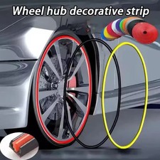 8M Trim Strip Car Rim Protection Wheel Hub Ring Moulding Protection Styling Edge