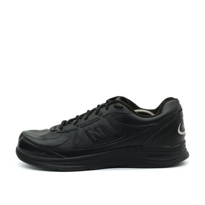 New Balance Herren MW577BK Schuhe Schwarz Leder Low-Top Walking Sneaker EU 45
