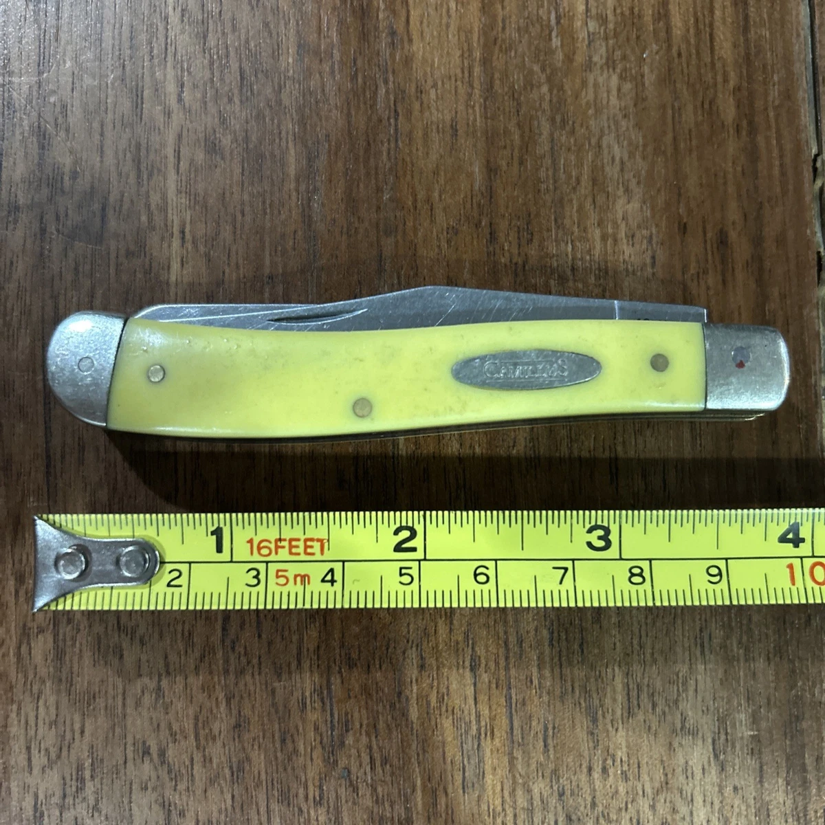 Camillus Stainless Steel Handle Pocketknife Collectible Vintage