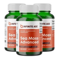 INFINITE AGE Sea Moss 1250mg Vegan Superfood ...