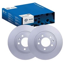 2x HELLA PAGID BREMSSCHEIBEN Ø290mm HINTEN passend für PEUGEOT 508 55380PRO