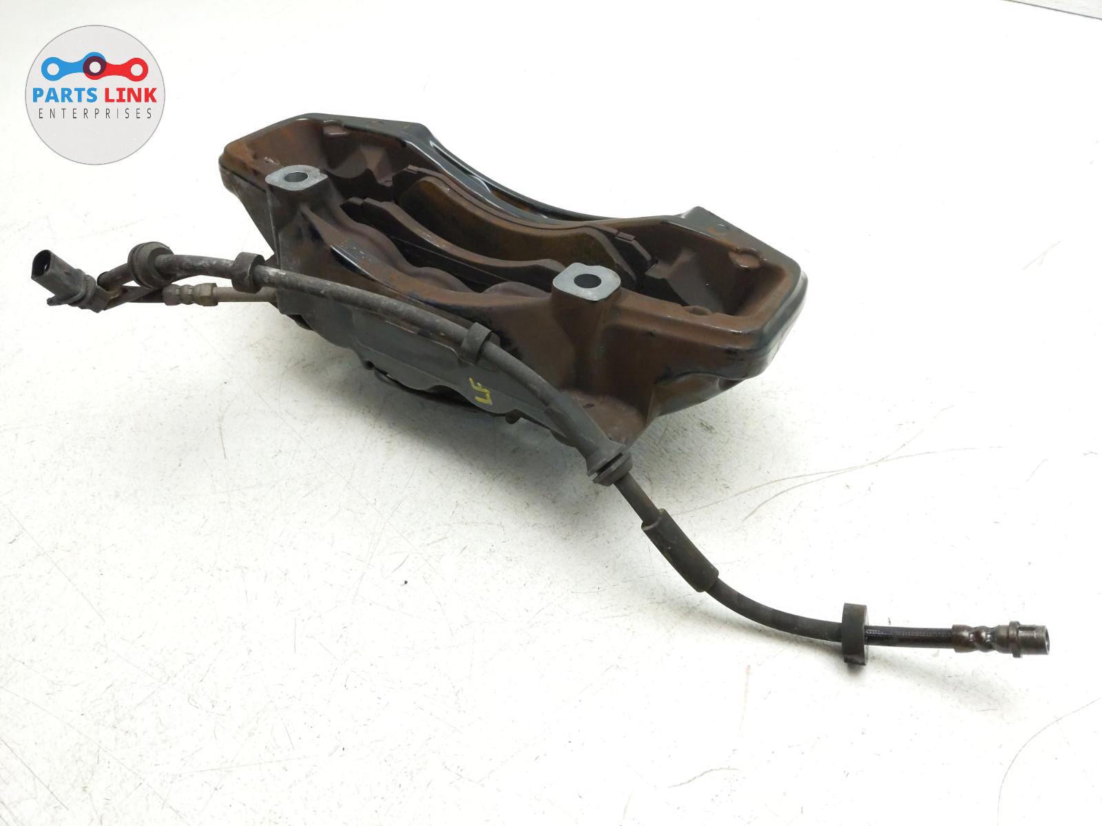 2016-2020 BENTLEY BENTAYGA FRONT LEFT DRIVER BRAKE CALIPER PADS HOSE ASSY 6.0L