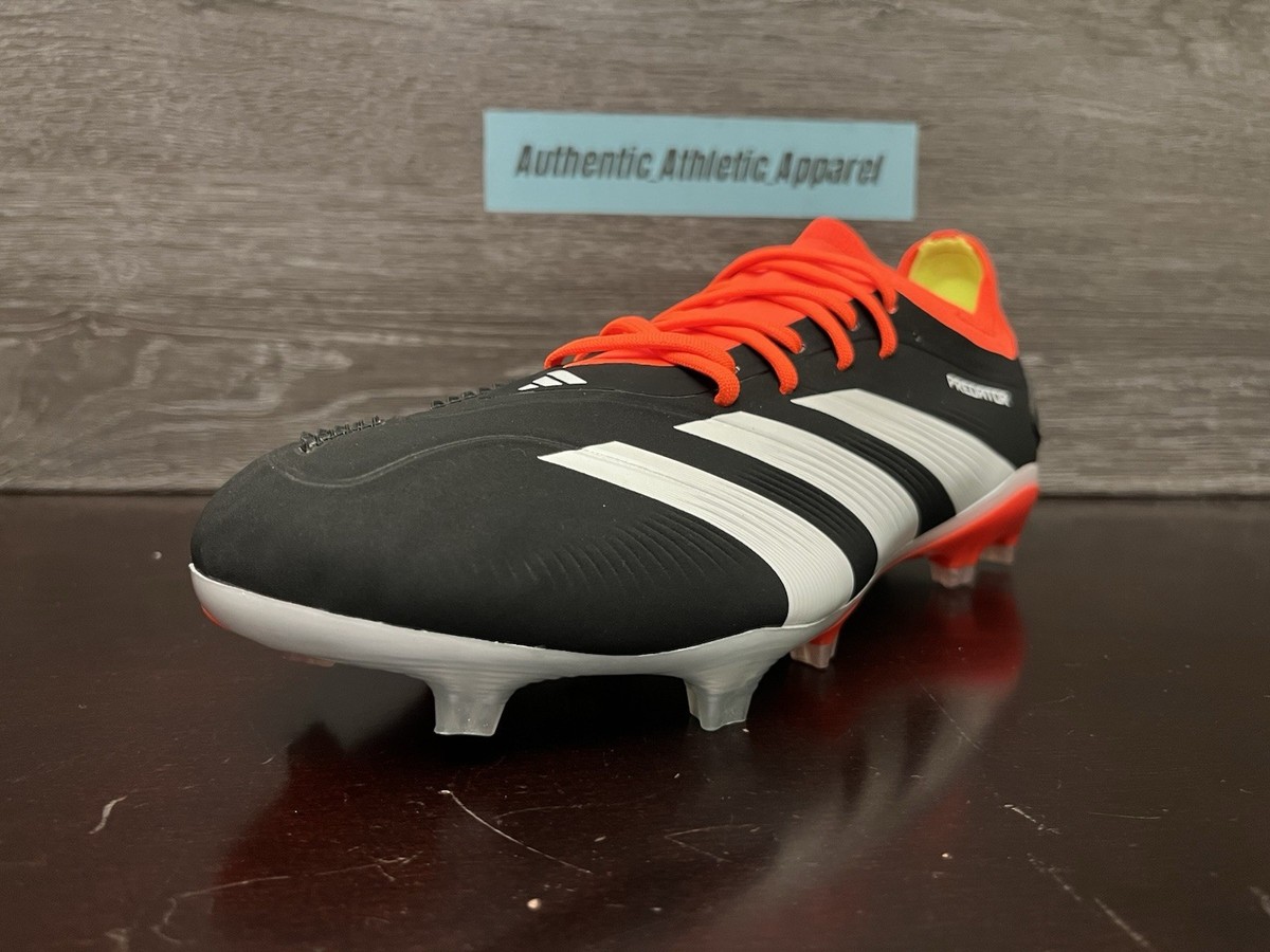 Adidas Predator Pro FG Soccer Cleats Black White Red Men's Size