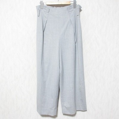 MOGA Stretch Easy Wide Pants B0181BFP098 Size 2 Gray Women USED