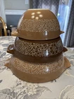 Vintage Pyrex Woodland Cinderella Nesting Mixing Bowl set of 3 - 443- 442 - 441