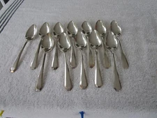 SET OF 12~~VINTAGE [ WM ROGERS MFG.CO ] ORIGINAL ROGERS SILVERPLATED 6" SPOONS!!