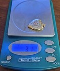 10k Locket Heart Pendant- Etched Flower: 925 1/20 10k RL Love Earth 22" Necklace — photo 4