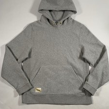 TRACKSMITH Trackhouse Midweight Hoodie Sweatshirt Womens Large Heather Gray