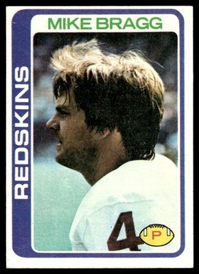 1978 Topps Mike Bragg Washington Redskins #133