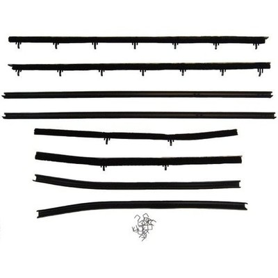 Fensterschachtleisten Chevrolet Chevy II Nova 2 Türer Sedan 68- 72 Fenstergummi