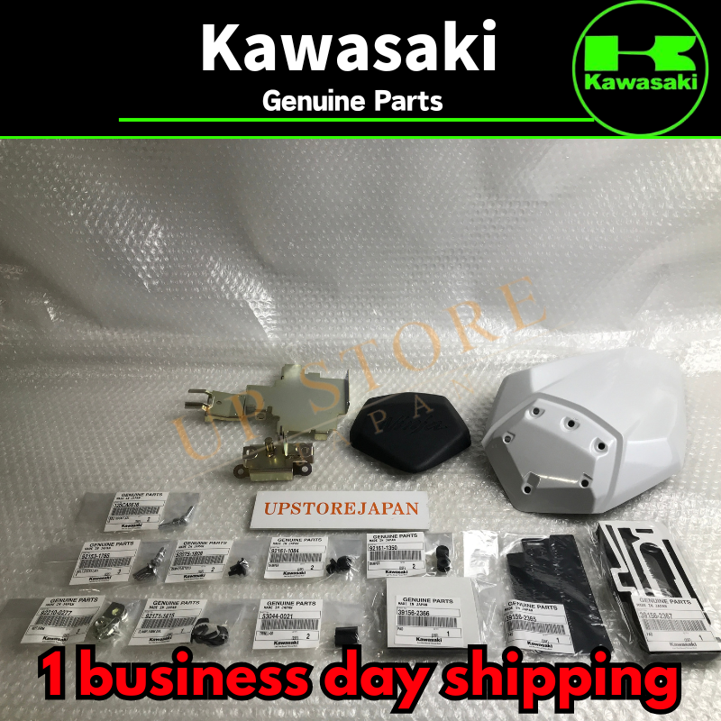 Kawasaki GENUINE OEM Ninja ZX-6R Pearl Crystal White Seat Cowl