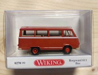 Wiking Borgward Bus B 611 - Rot (027099), 1:87 & Ovp
