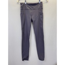 Athleta Girl XL 14 High Rise Stash Pocket Leggings Gray Activewear Gym Play