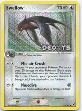 SWELLOW 49/107 UNCOMMON Deoxys Pokemon REVERSE HOLO NM-/LP+ on eBay