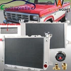 4-CORE Radiator FITS 1985-1996 91 92 93 94 95 Ford Bronco F150 F250 F350 4.9L L6