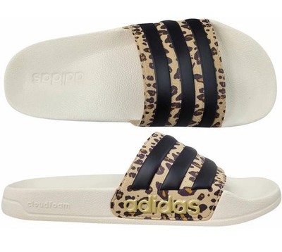 NWT ADIDAS IG3682 MEN UNISEX ADILETTE SHOWER BEIGE /LEPORED /BLACK SLIDE