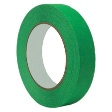 Painter's Tape, 1 1/2 In W X 60 Yd L, 5.5 Mil Thick, Green, Rubber Adhesive,