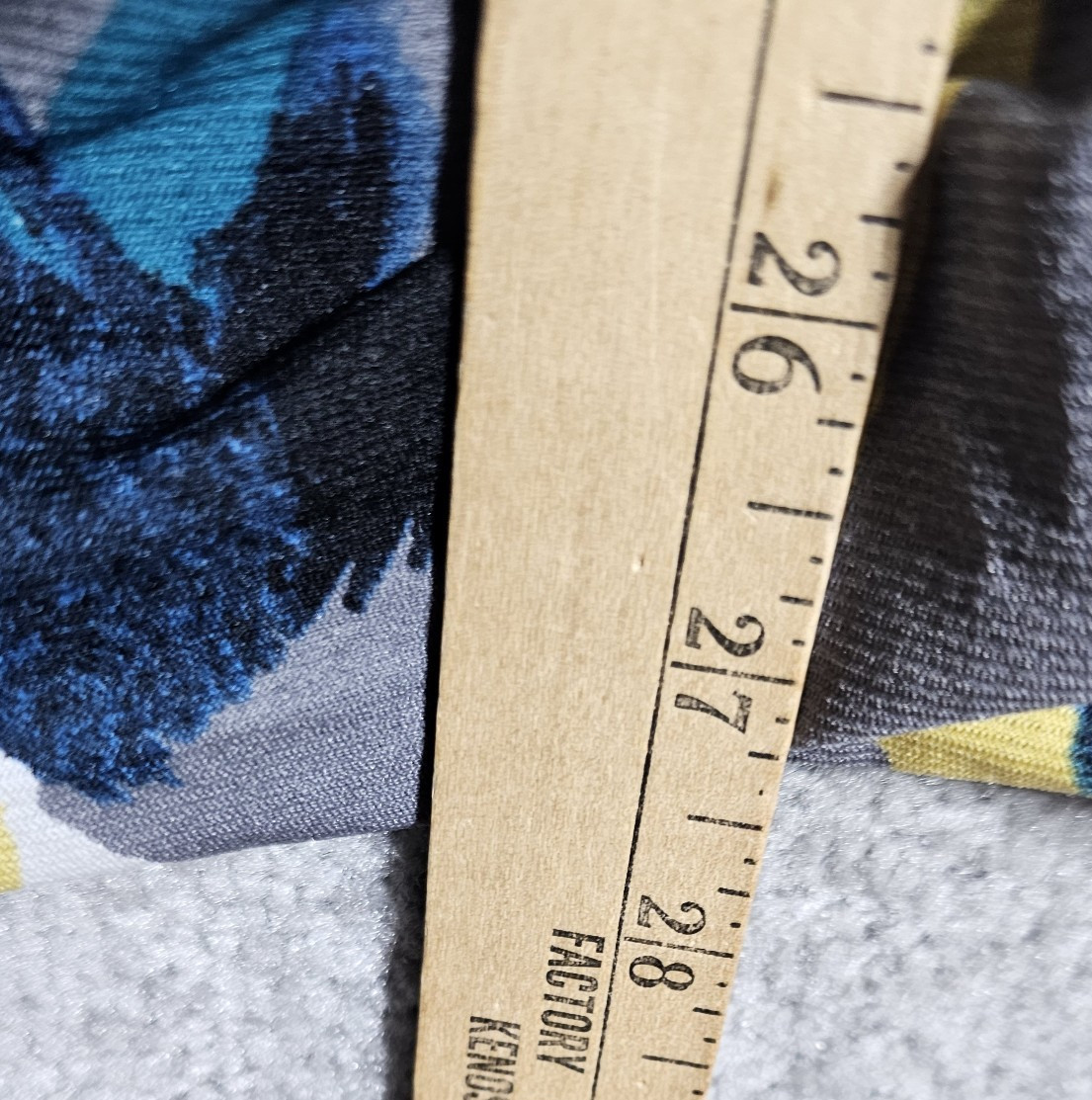 Style & Co Women Abstract Artsy Babydoll Top Womens Size XL Multicolor Ruched