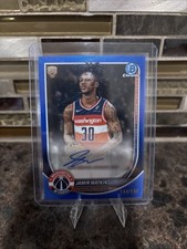 2025-26 Bowman Chrome NBA Jamie Watkins Washington Wizards True Blue /150 Auto