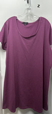 Ellos Purple Shirt Dress Size Small