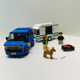 LEGO City 60117 Van and Caravan (100% Complete)