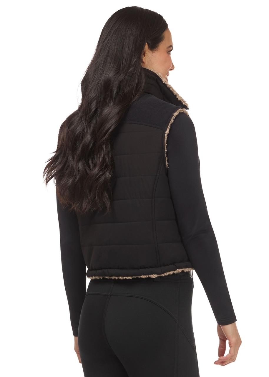 Kerrits Double Up Reversible Crop Vest - Black