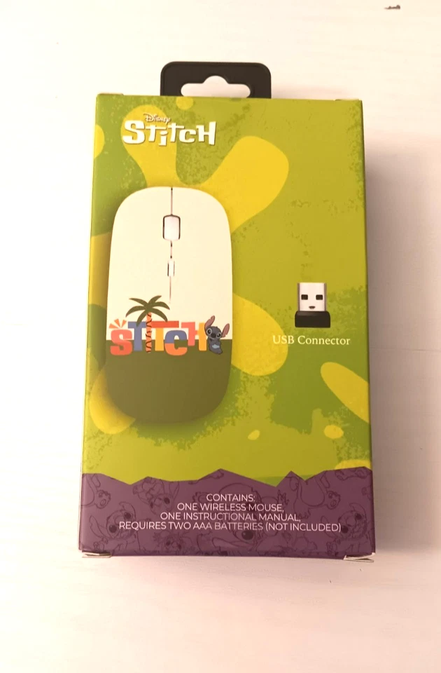 Disney Stitch Mouse Pad & Wireless Mouse Combo Cute Desk Set New - Image 4 of 4