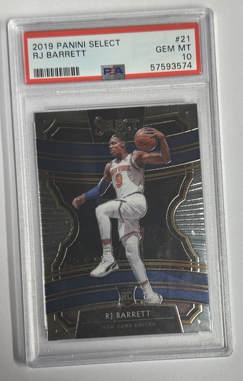2019-20 Panini Select RJ Barrett Rookie RC #21 PSA GEM MT 10